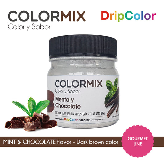 Edible Powder Colorant - Color Mix Gourmet Mint & Chocolate 60g