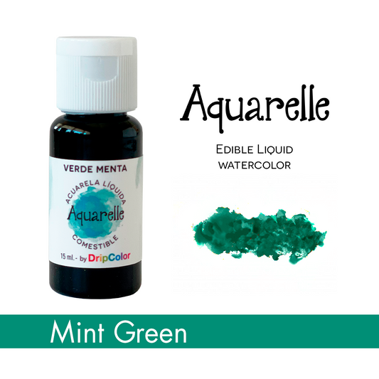 Aquarelle Edible Paint Mint Green 15ml