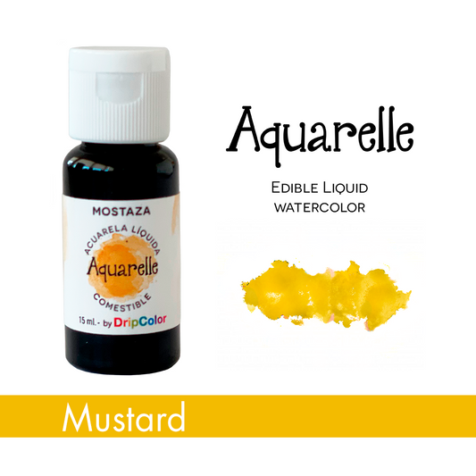 Aquarelle Edible Paint Mustard 15ml