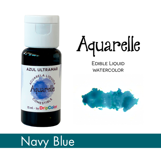 Aquarelle Edible Paint Navy Blue 15ml
