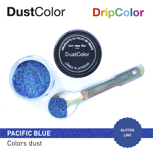 Dustcolor Glitter Pacific Blue 10cc