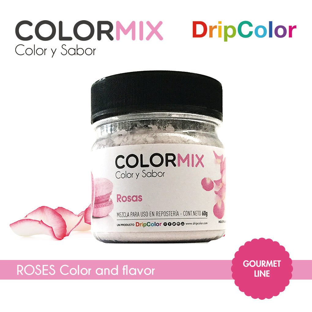 Edible Powder Colorant - Color Mix Gourmet Roses 60g