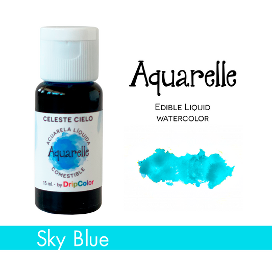 Aquarelle Edible Paint Sky Blue 15ml