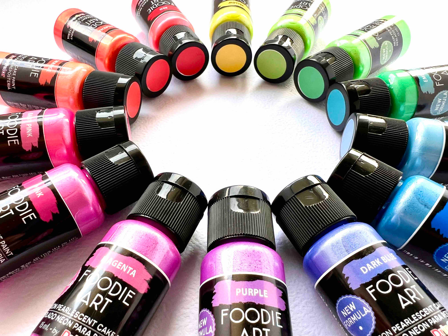 Foodie Art Edible Neon Paint Agatha 15ml