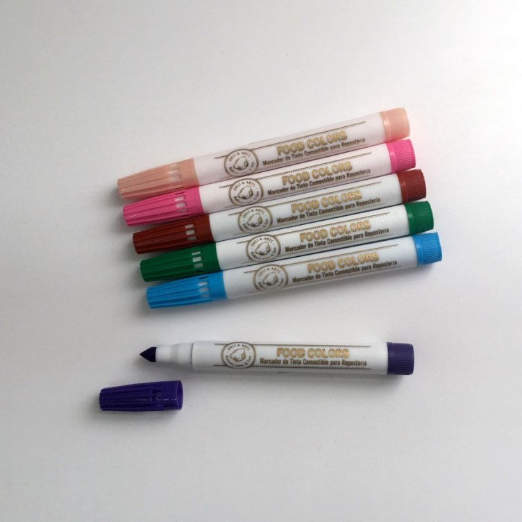 Edible Ink Marker - Food Colors Classic Set 2