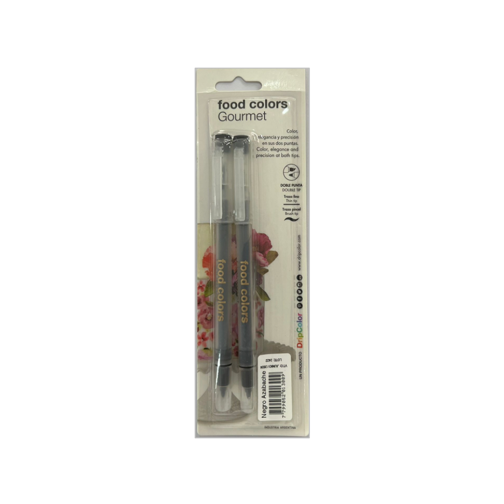 Food Colors Gourmet Jet Black X2