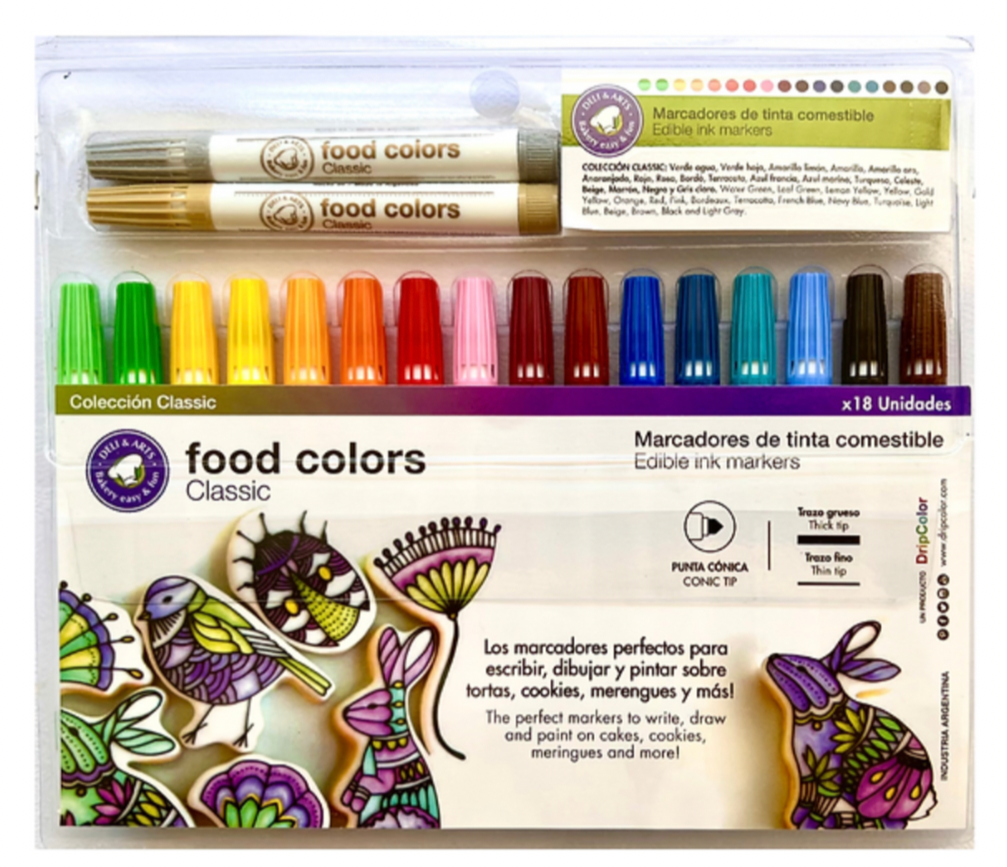 Food Colors Classic Set x 18