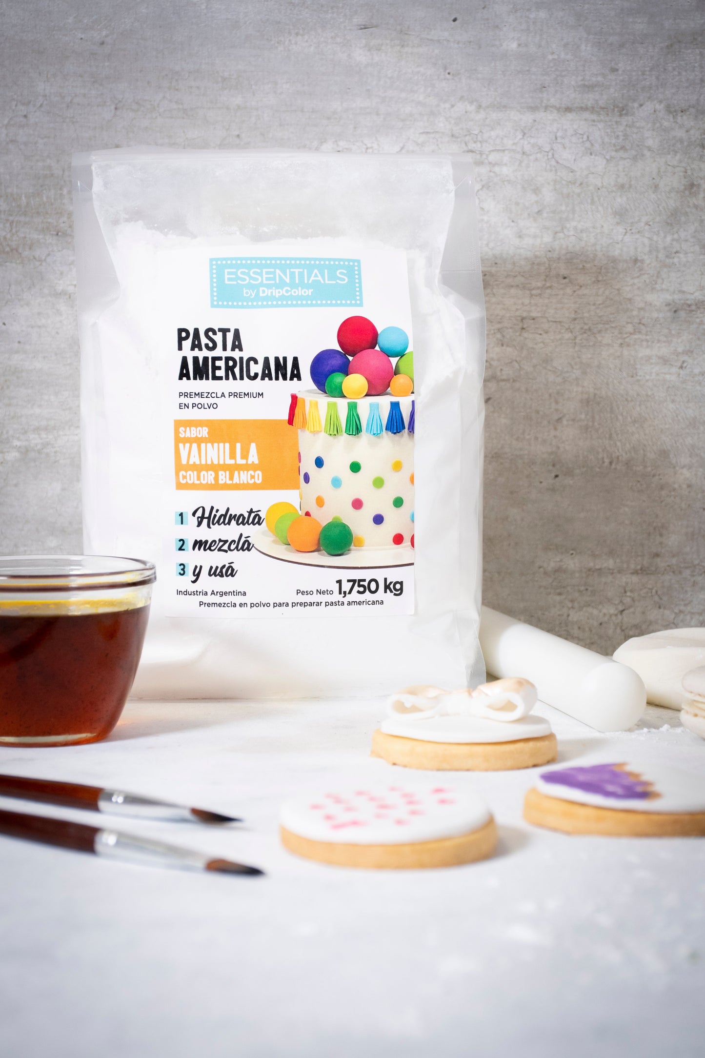 Premezcla en Polvo para Fondant - Sabor Vainilla