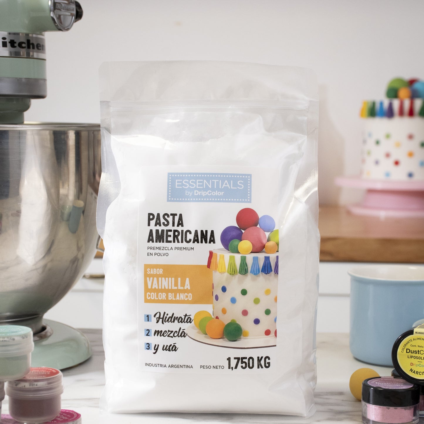 Premezcla en Polvo para Fondant - Sabor Vainilla