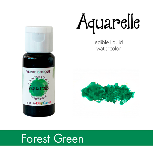 Aquarelle Edible Paint Forest Green 15ml