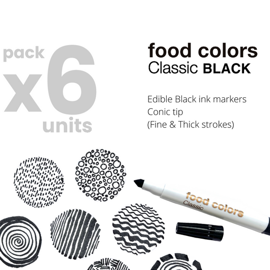 Edible Ink Marker - Food Colors Classic Black
