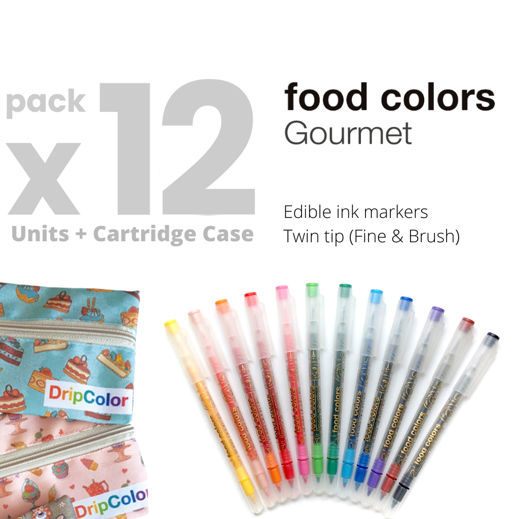 Food Colors Gourmet Set Completo + Cartuchera
