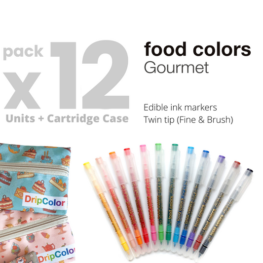 Food Colors Gourmet Set Completo + Cartuchera