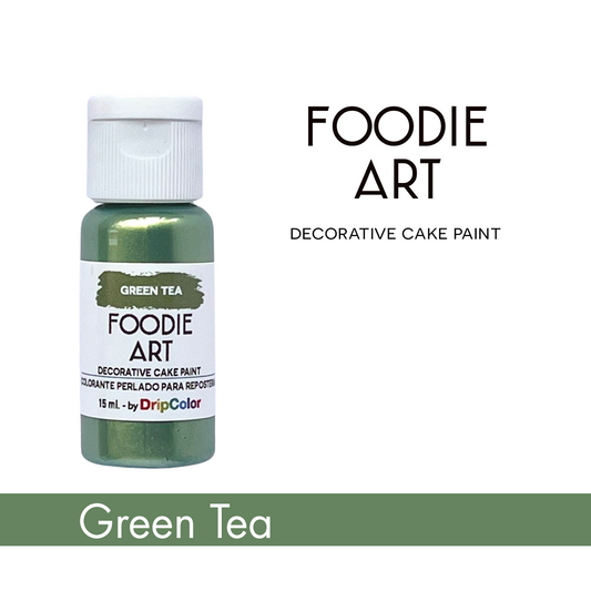 Foodie Art Pearly Edible Paint Green Tea 15ml