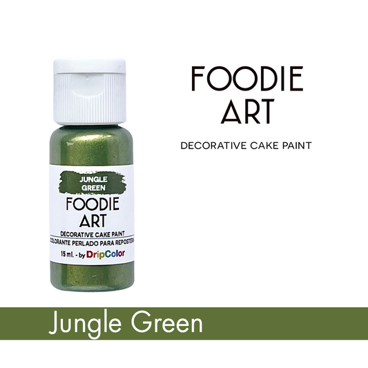 Foodie Art Pearly Edible Paint Jungle Green 15ml