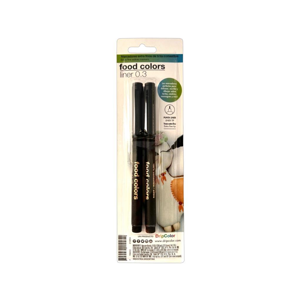 Food Colors Liner Black