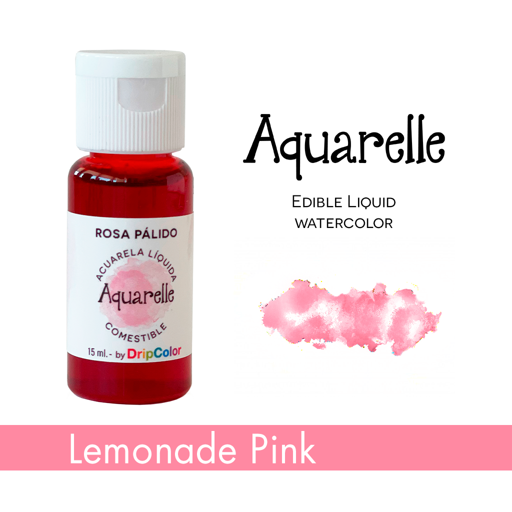 Aquarelle Edible Paint Lemonade Pink 15ml