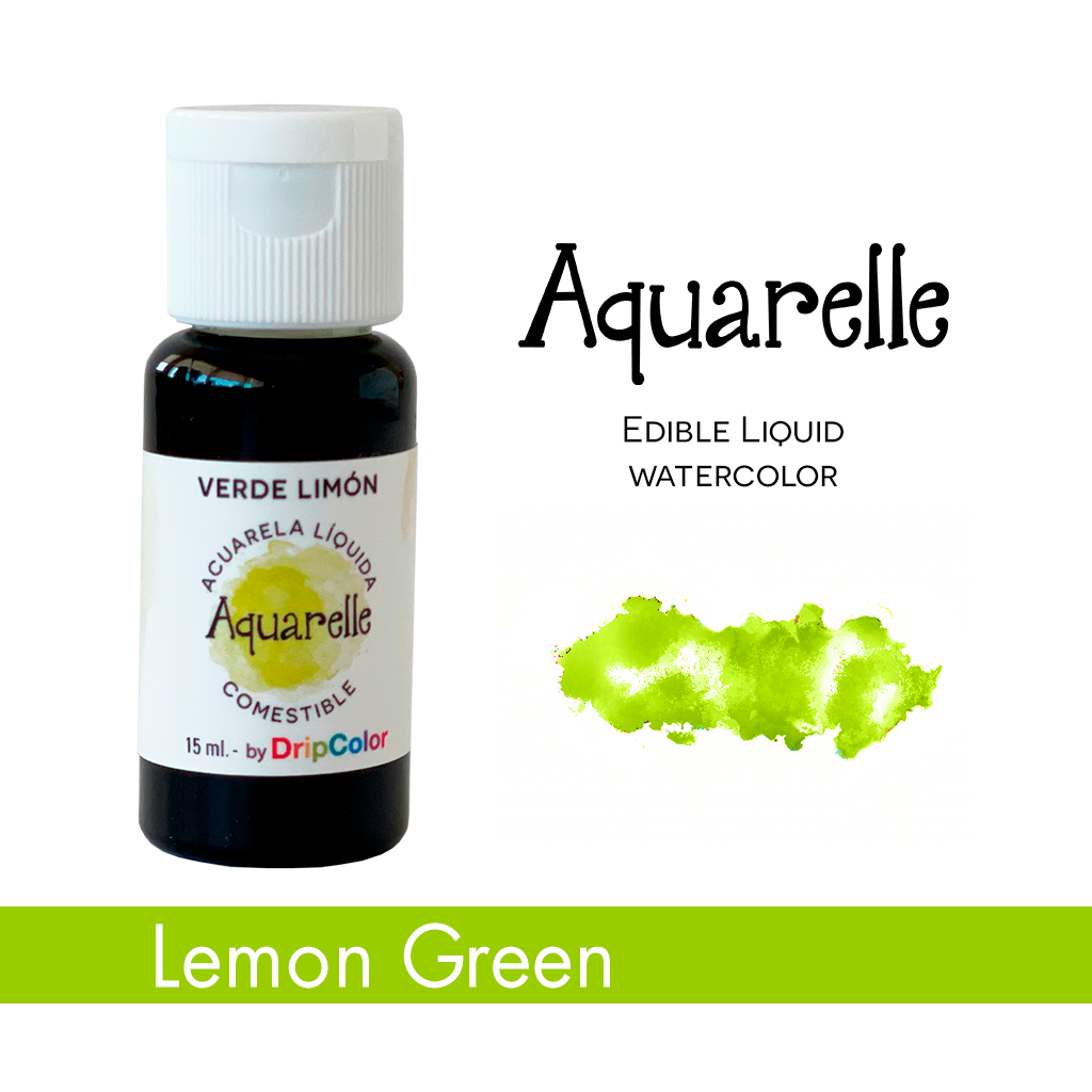 Aquarelle Edible Paint Lemon Green 15ml