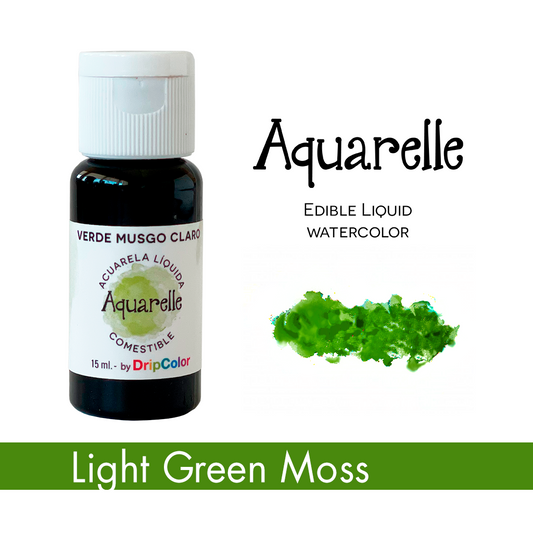Aquarelle Edible Paint Light Green Moss 15ml