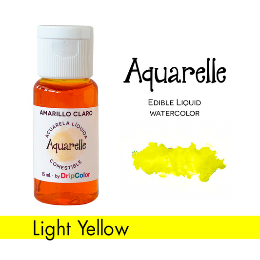 Aquarelle Edible Paint Light Yellow 15ml