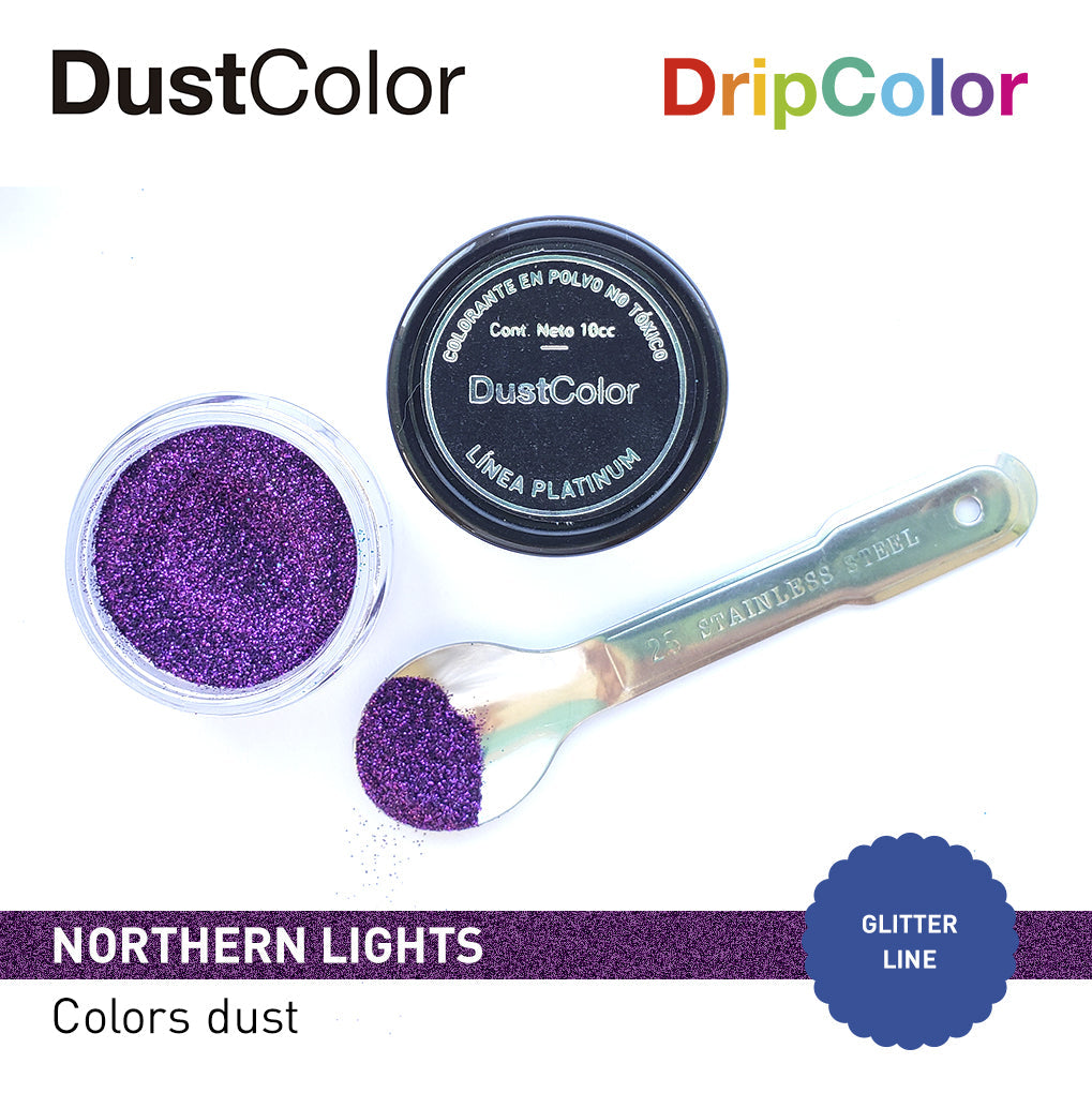 Dustcolor Purpurina Luces del Norte 10cc