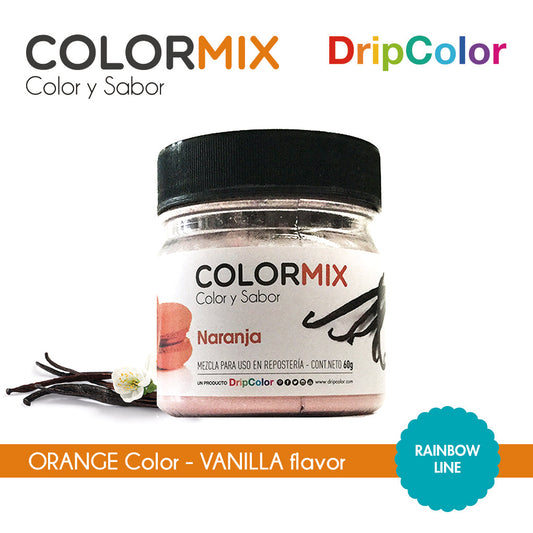 Edible Powder Colorant - Color Mix Rainbow Orange 60gr