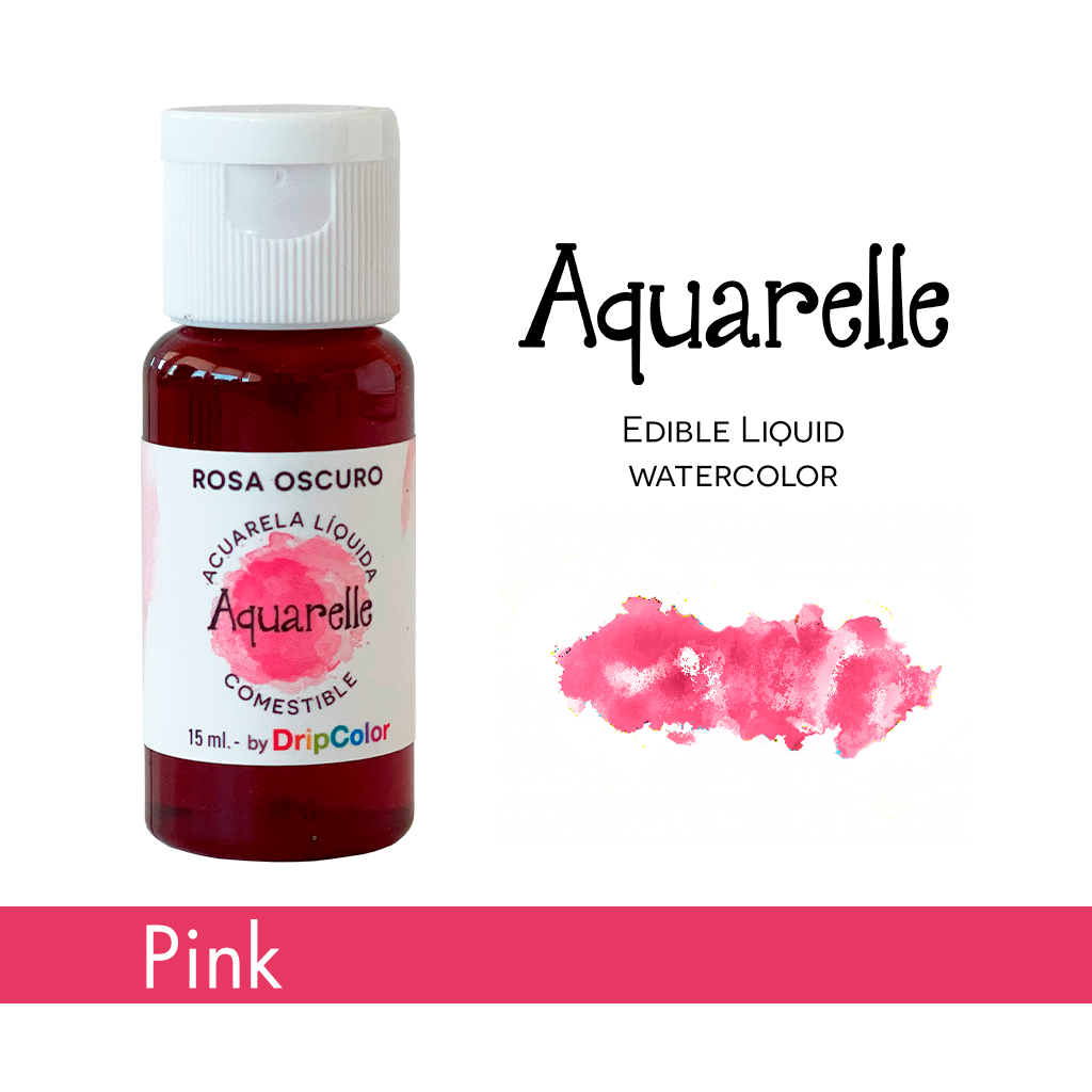 Aquarelle Edible Paint Pink 15ml