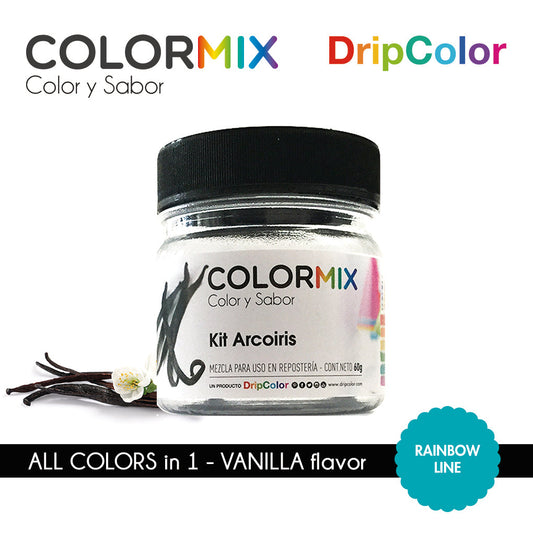 Edible Powder Colorant - Color Mix Rainbow Kit x6