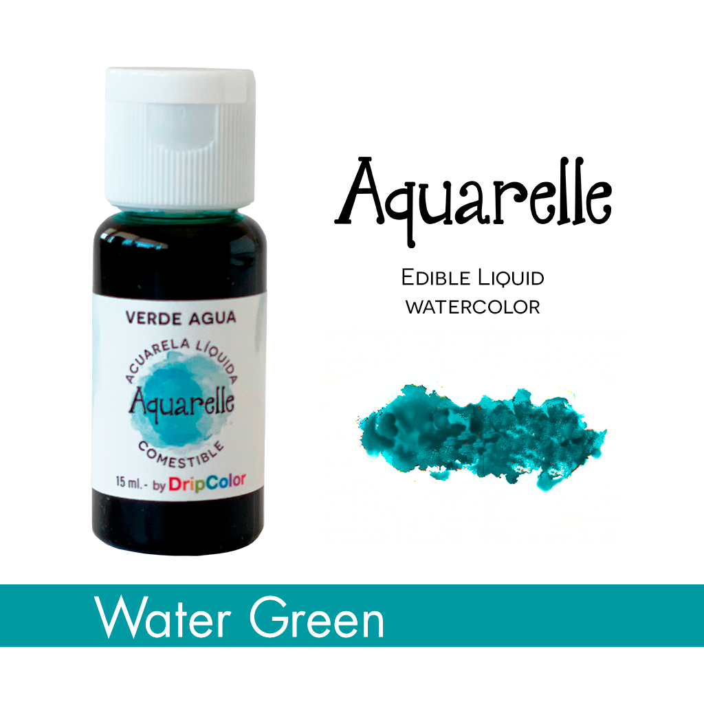 Aquarelle Edible Paint Water Green 15ml