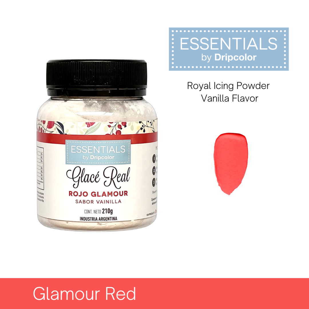 Glaseado Real - Rojo Glamour