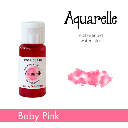 Aquarelle Edible Paint Baby Pink 15ml