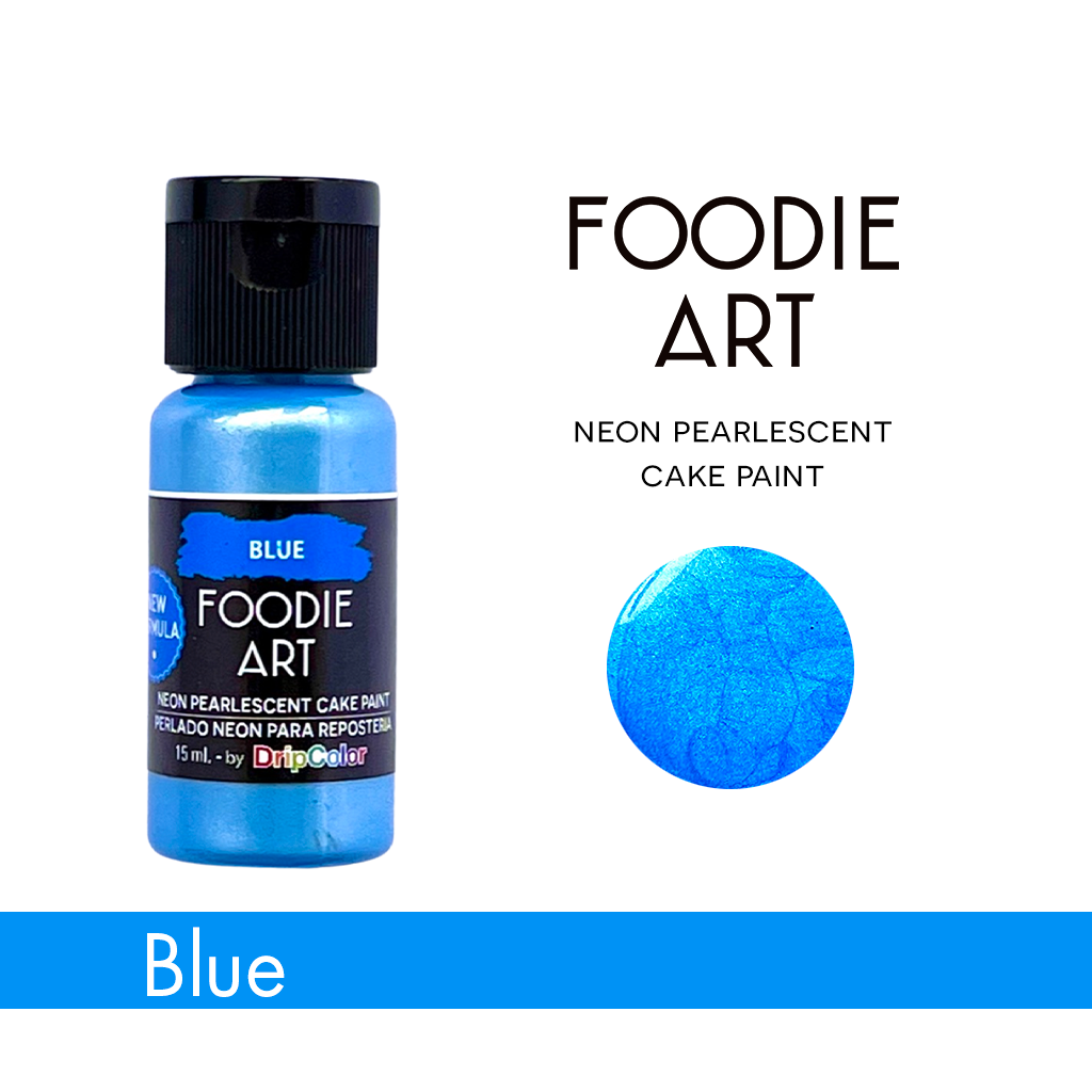 Foodie Art Edible Neon Paint Blue 15ml