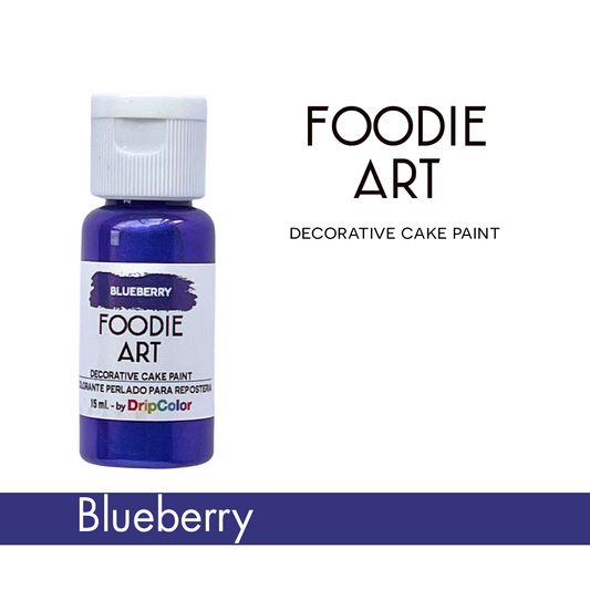 Foodie Art Pearly Edible Paint Blueberry 15ml