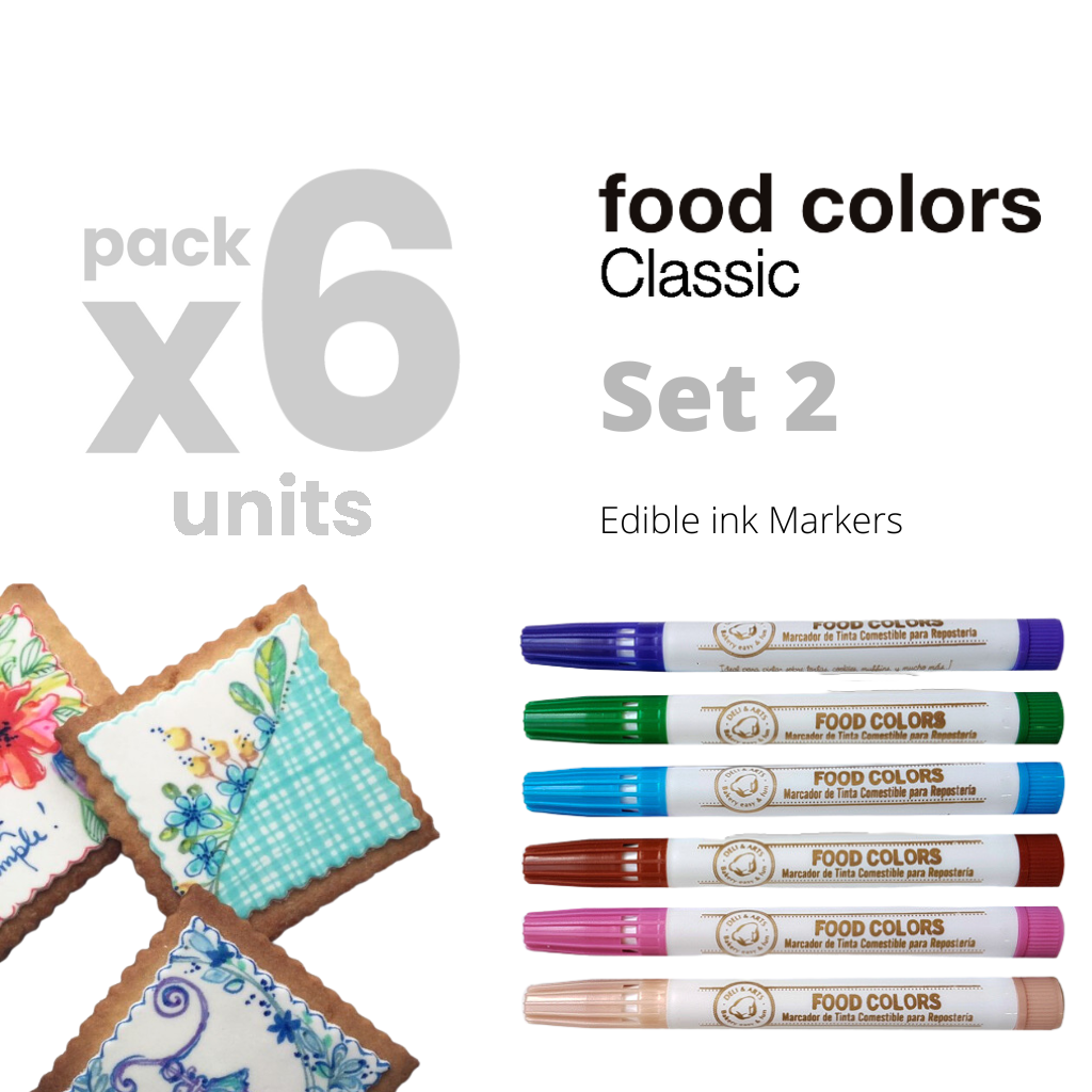 Food Colors Classic Set 2