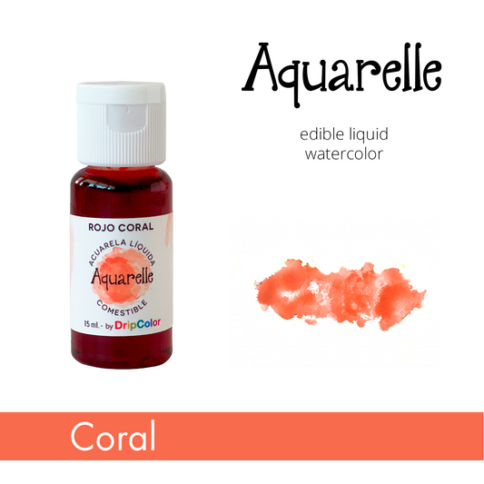 Aquarelle Edible Paint Coral 15ml