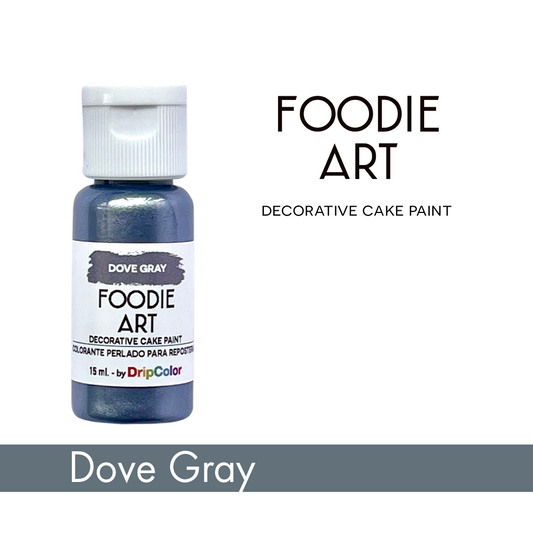 Foodie Art Pearly Edible Paint Dove Gray 15ml