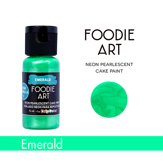Foodie Art Edible Neon Paint Emerald 15ml