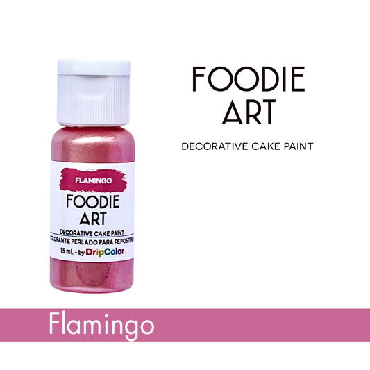 Foodie Art Pearly Edible Paint Flamingo 15ml