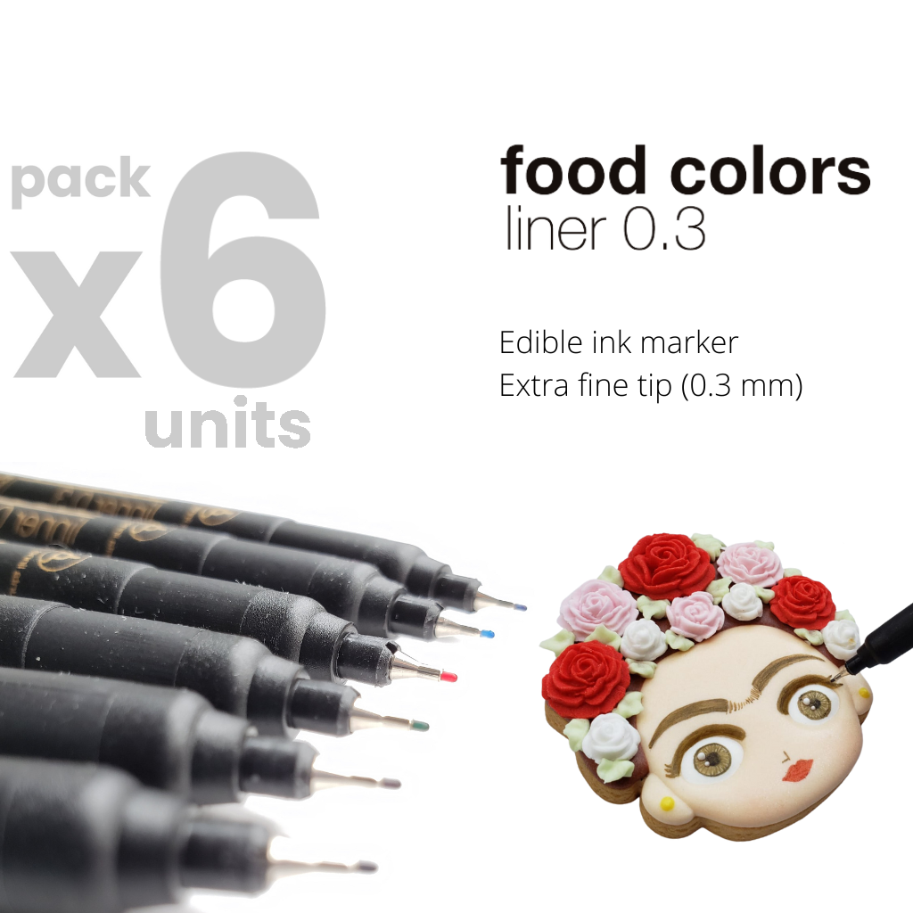 Edible Ink Marker - Food Colors Liner
