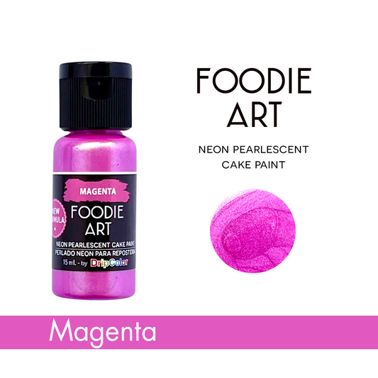 Foodie Art Edible Neon Paint Magenta 15ml