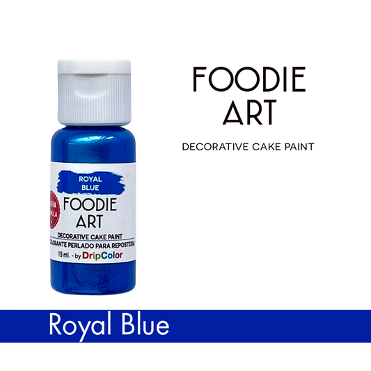 Foodie Art Pearly Edible Paint Royal Blue 15ml