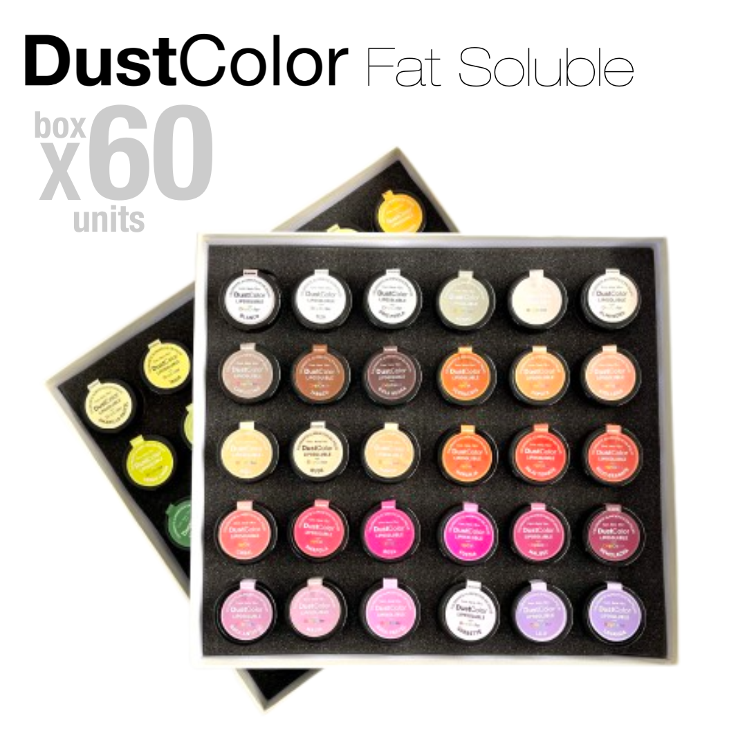 Dust Color Fat Soluble Edible Powder Colorant Gift Box x60